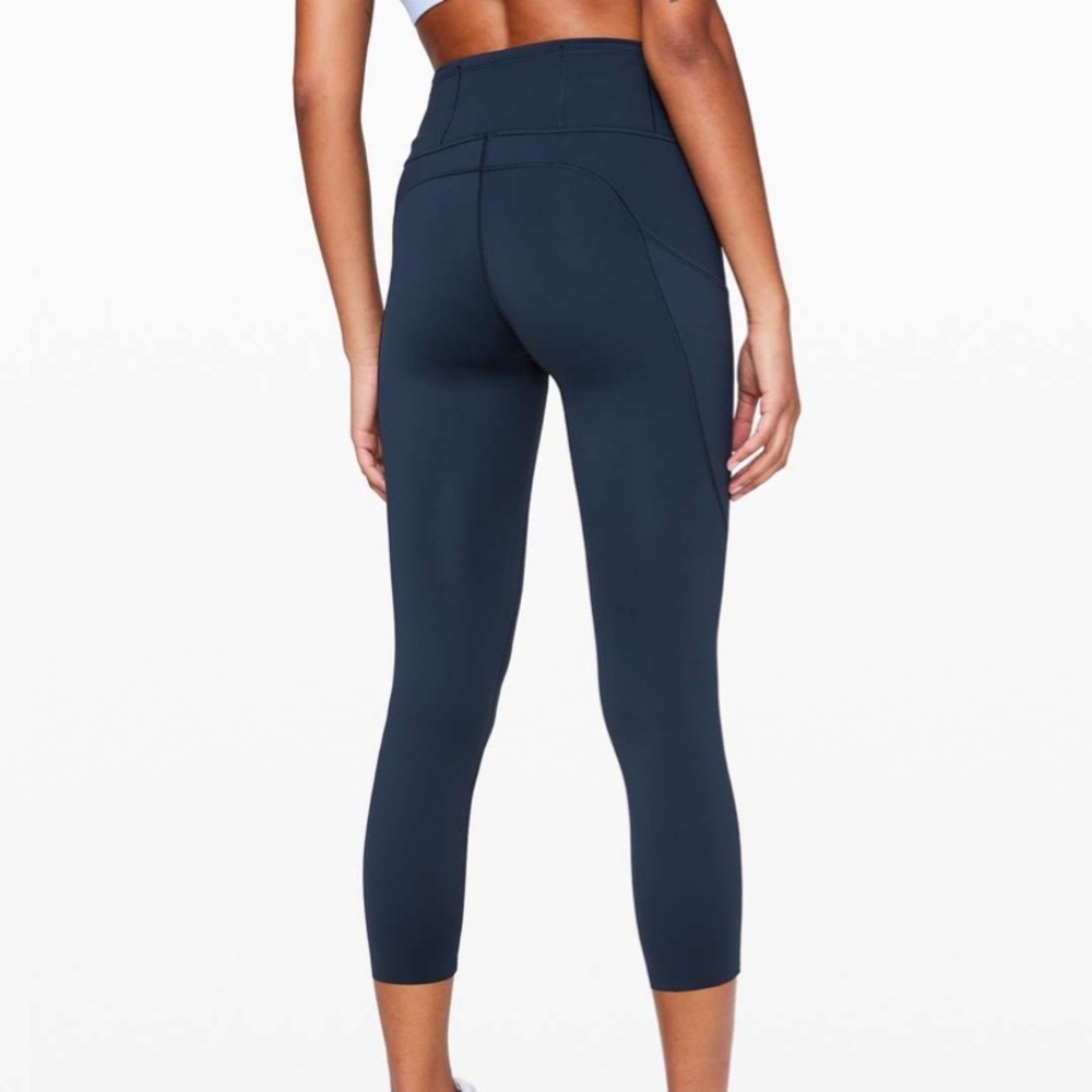 Lululemon Fast and Free High-Rise Crop leggings - Picture 2 of 4